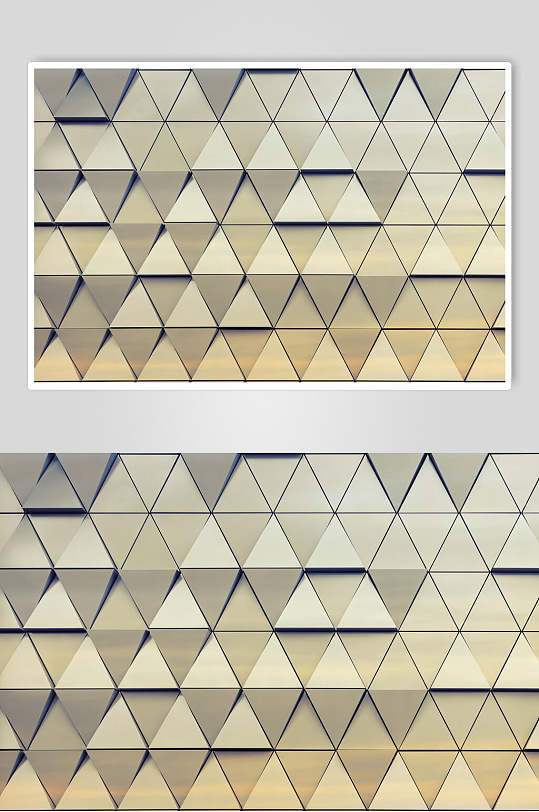 菱形玻璃几何立体图片