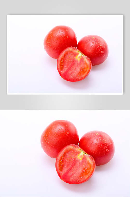 清新西红柿蔬菜高清摄影图片