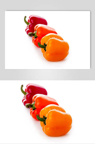 三个彩椒蔬菜图片