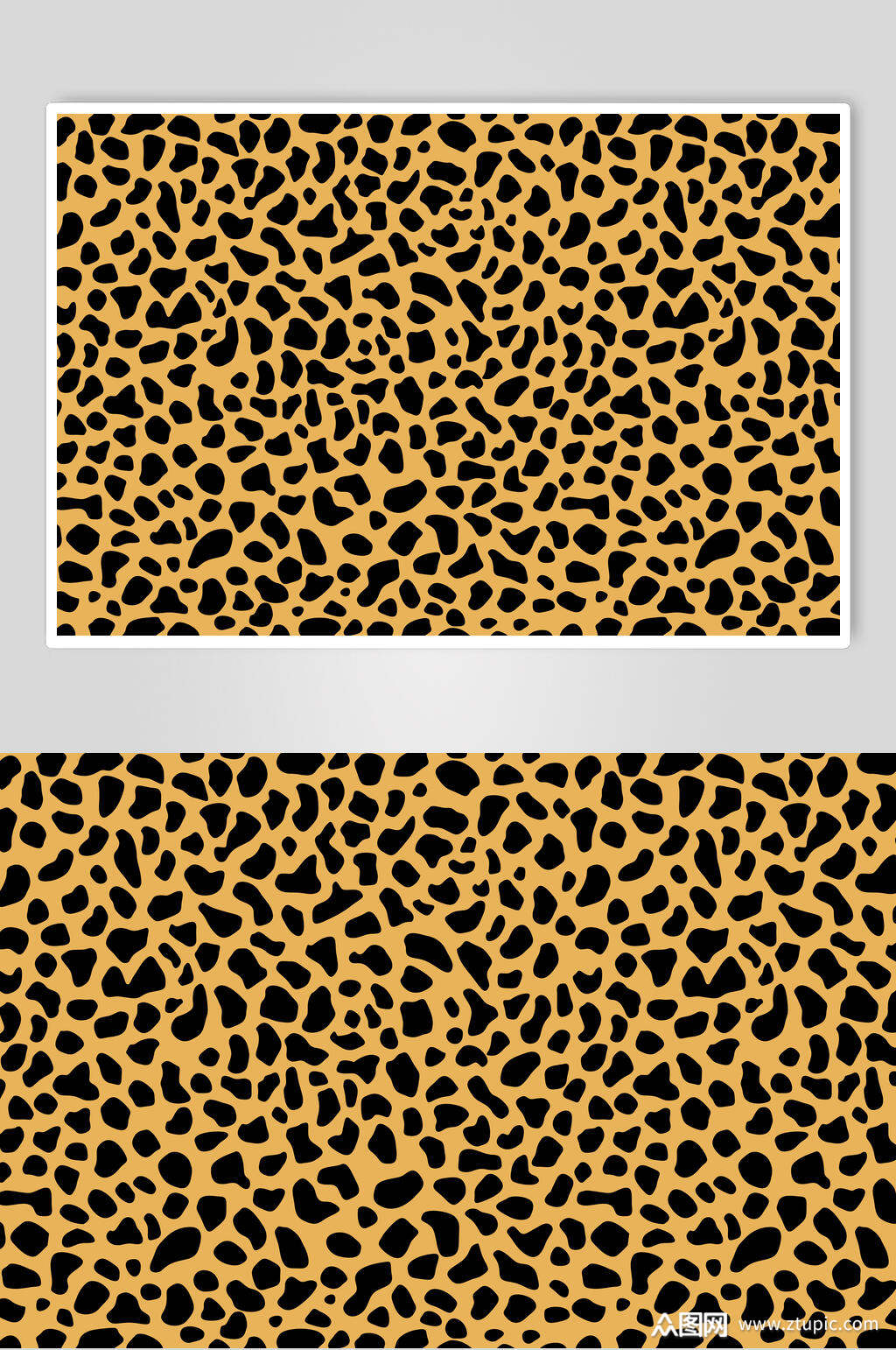 高端精致斑马豹纹动物兽纹理图片素材