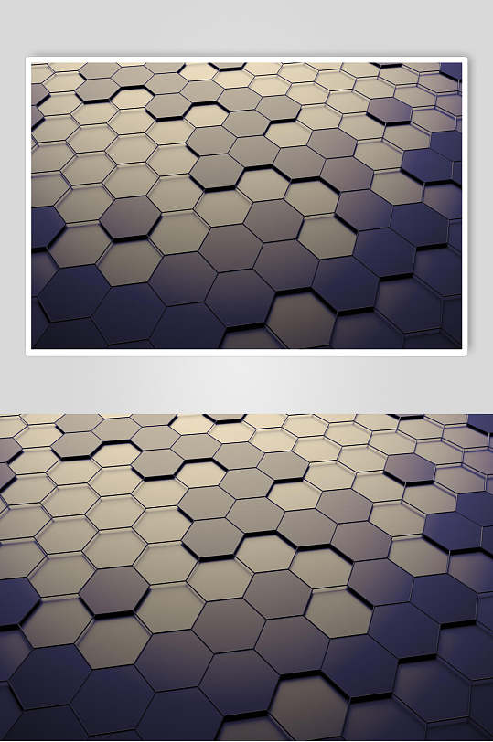 多边形拼接几何立体图片