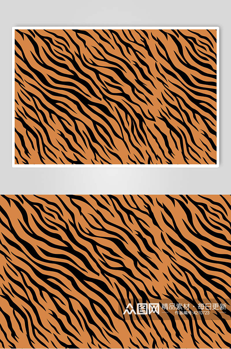 高端大气斑马豹纹动物兽纹理图片素材