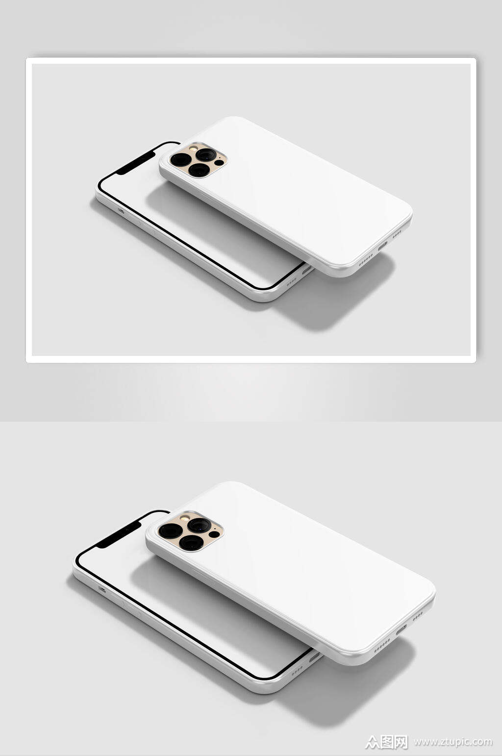 大气手机壳贴图样机素材