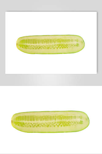 一半黄瓜蔬菜图片