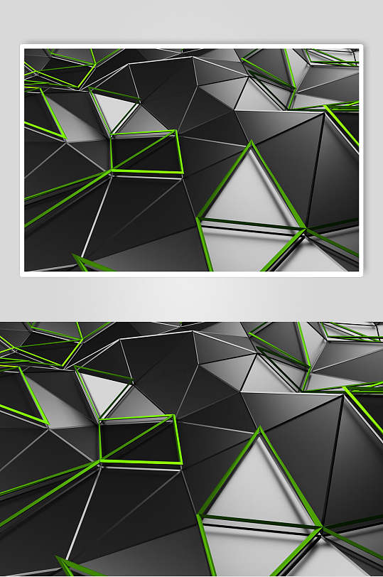 创意科技感几何立体图片