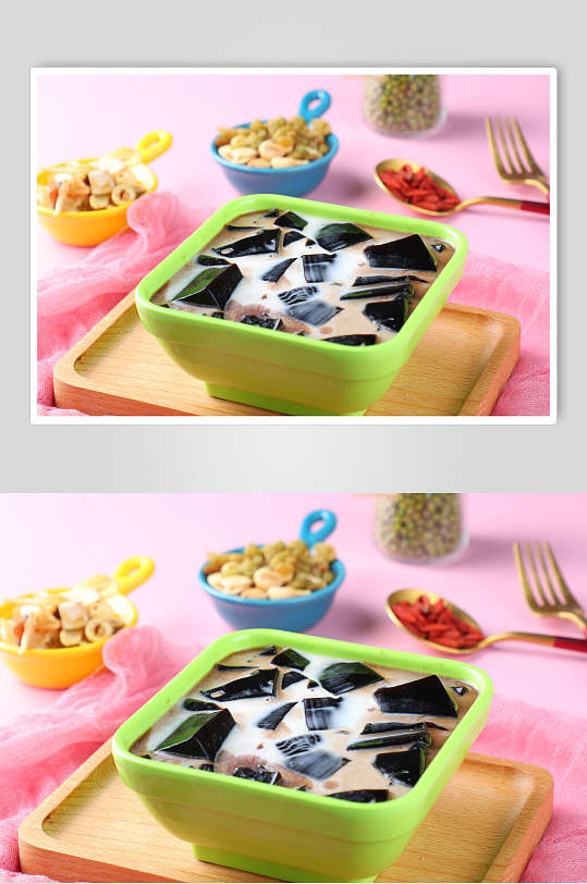 仙草西米露甜品糖水图片