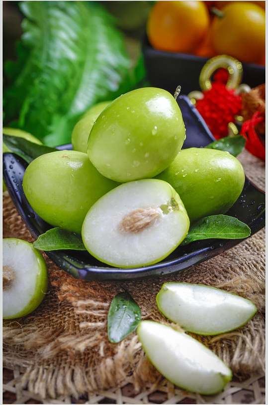 大青枣水果高清图片