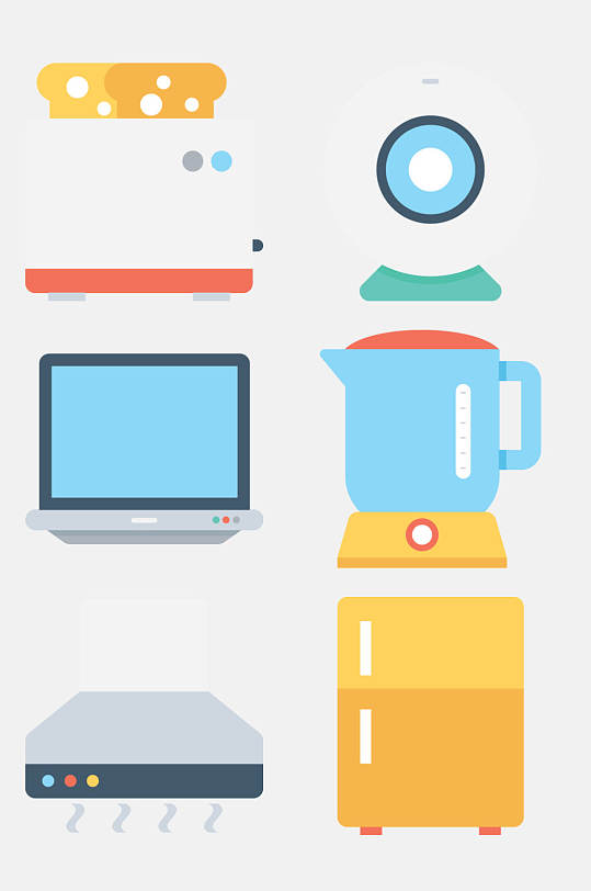 电脑图标简约图片-电脑图标简约素材下载-众图网