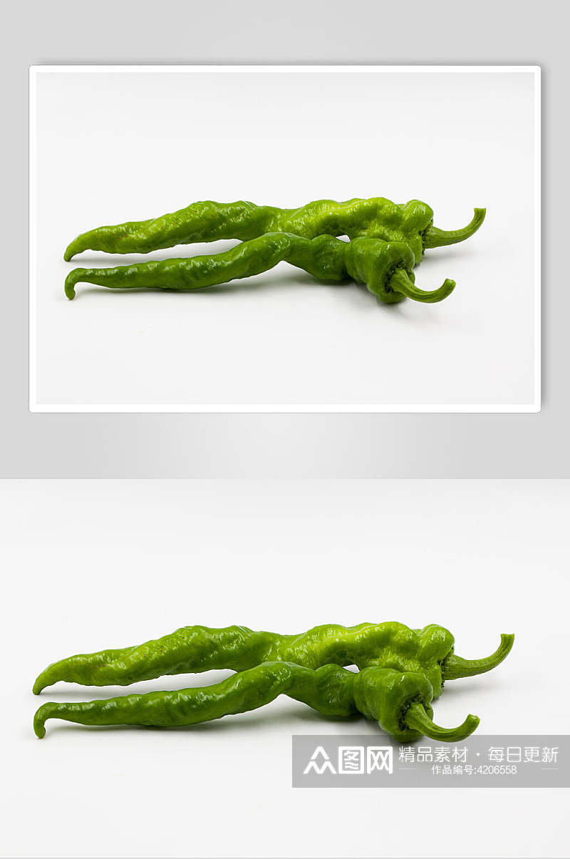 新鲜螺丝椒蔬菜图片素材
