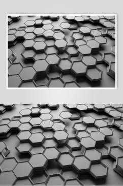 多边形几何立体摄影图片