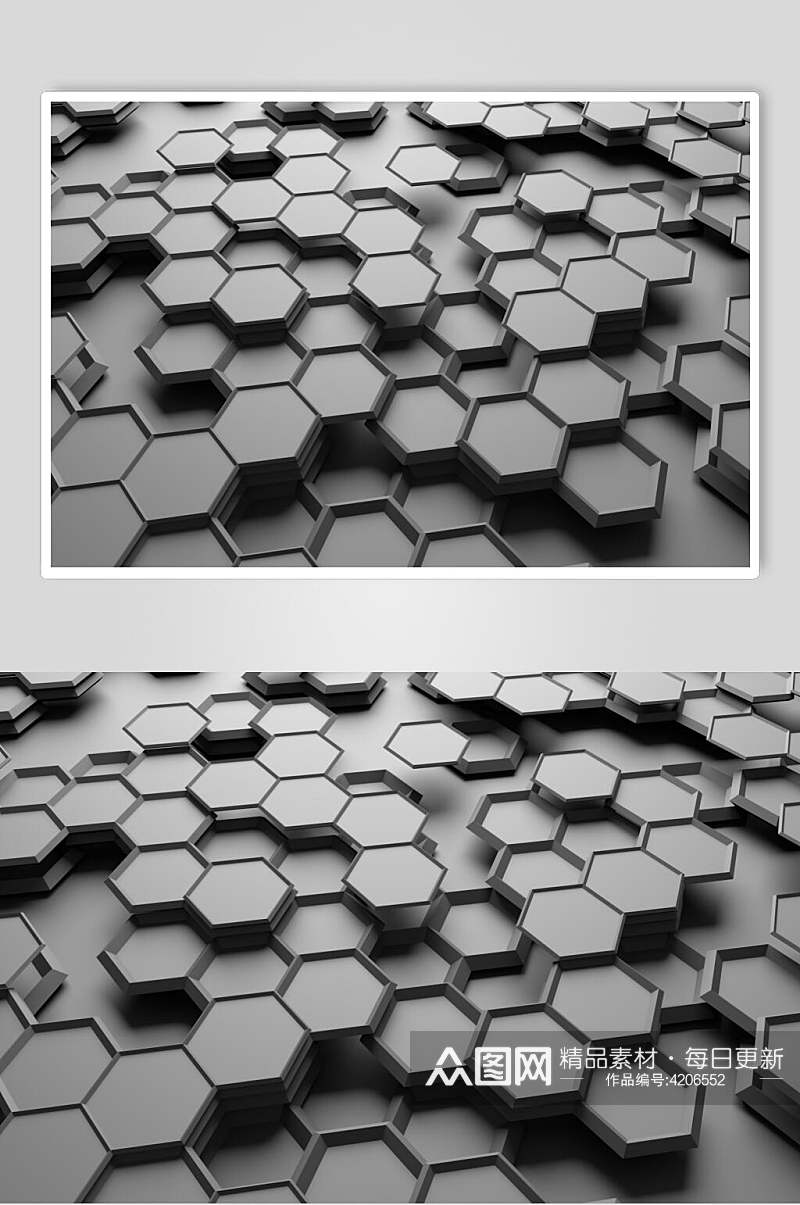 多边形几何立体摄影图片素材