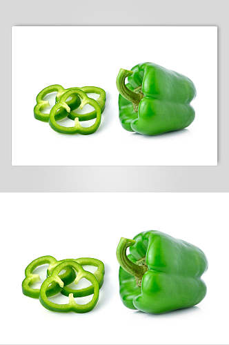 绿色青椒蔬菜摄影图片