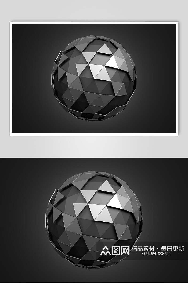 球形几何立体图片素材