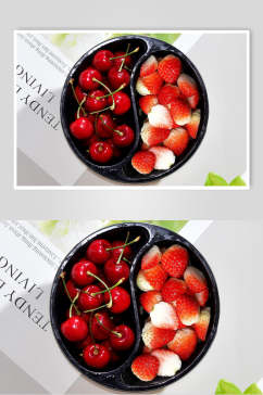 樱桃草莓水果捞图片