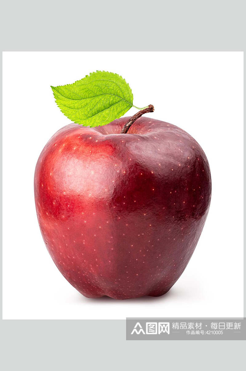 白底苹果水果高清图片素材