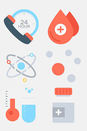 大气药剂医学类图标免抠素材