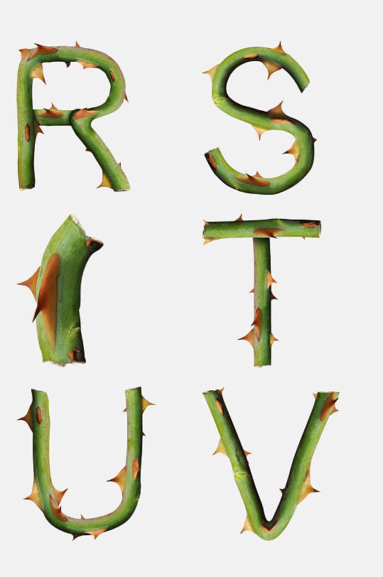 RSITUV数字字母免抠素材-众图网