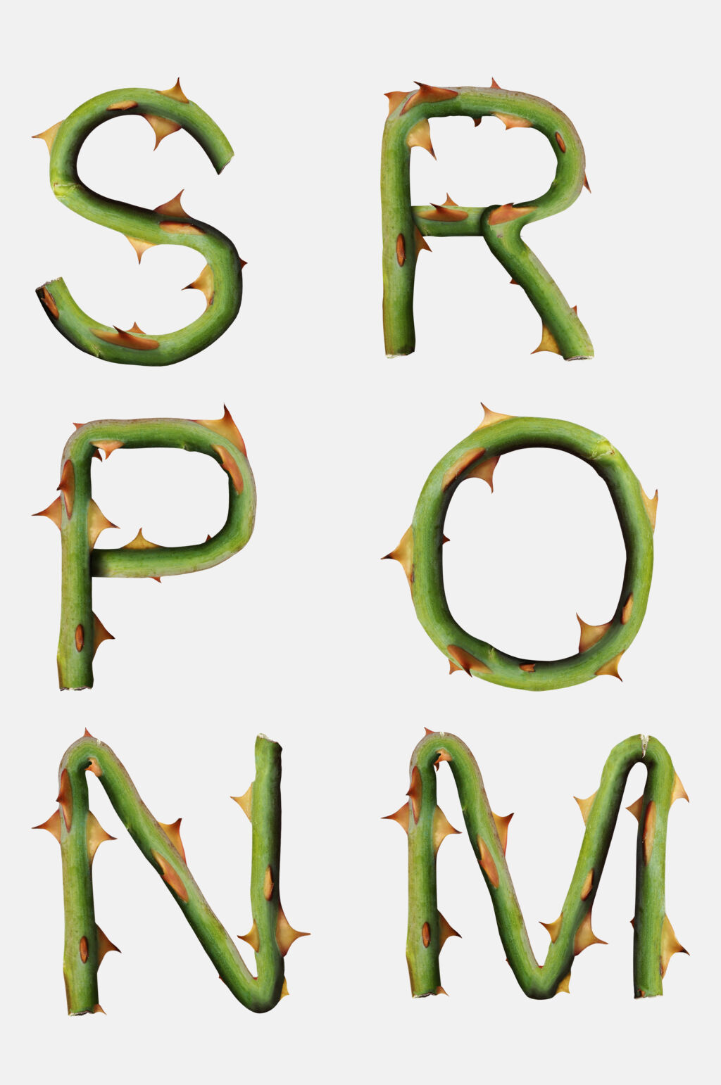 SRPONM数字字母免抠素材素材