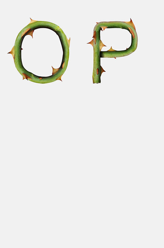 OP数字字母免抠素材-众图网