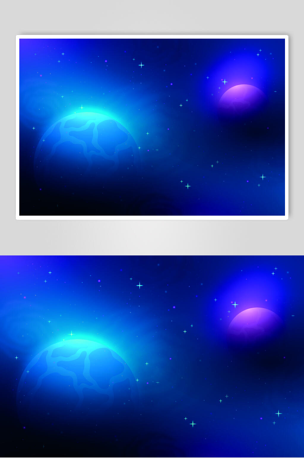 黑蓝宇宙大气高端星空太空矢量素材素材
