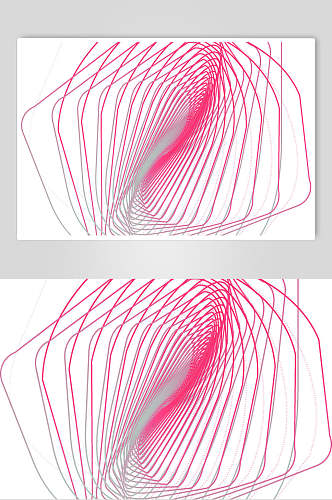 线条抽象线性图形矢量素材
