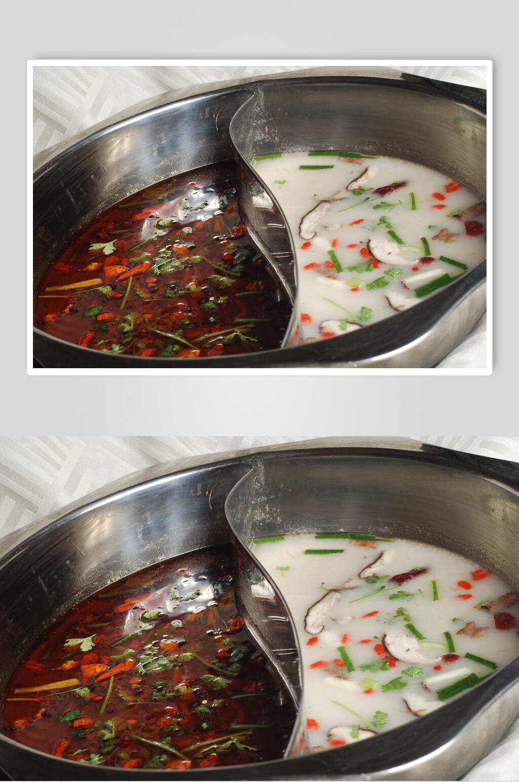 鸳鸯锅底清汤元素材