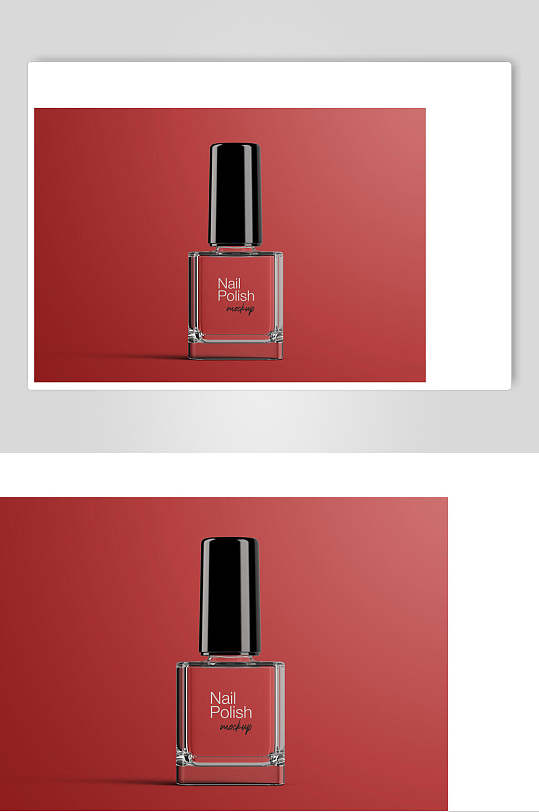时尚潮流指甲油包装样机