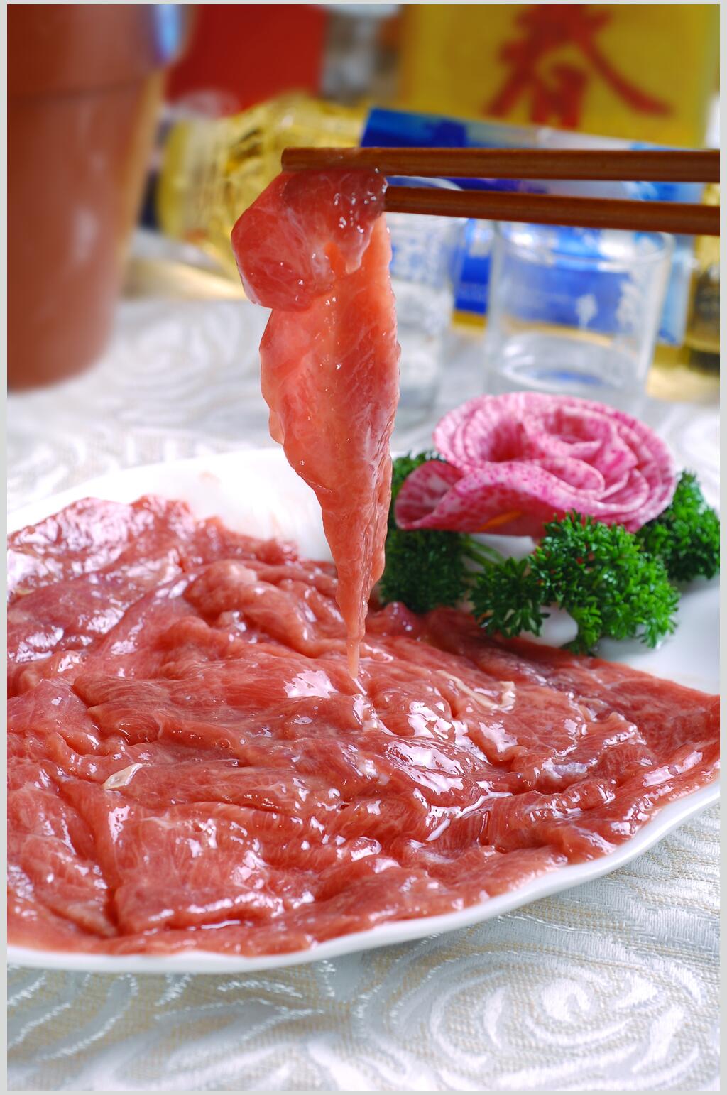 招牌滑牛肉肉丸图片素材