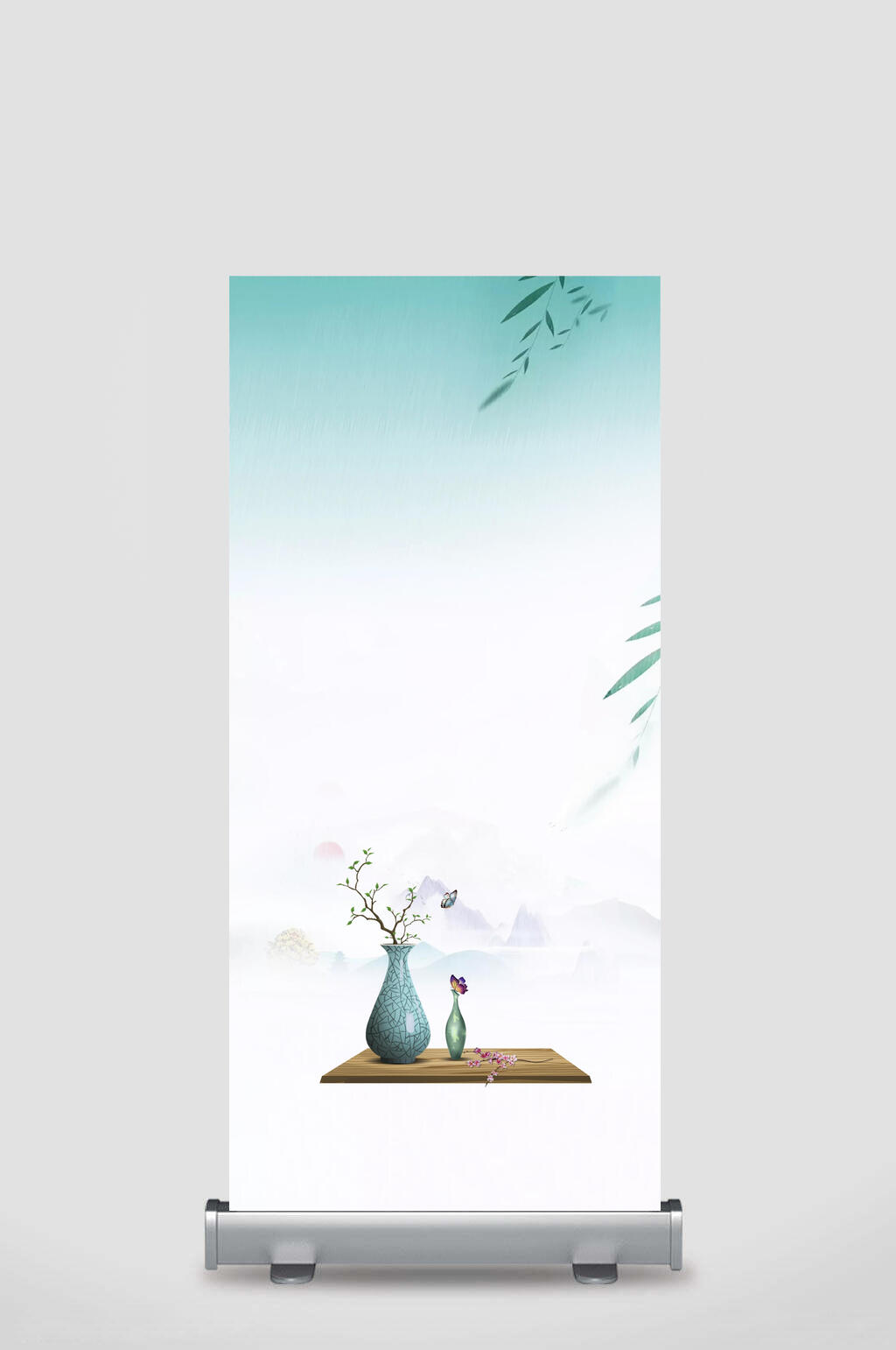 中国风惊蛰展架素材