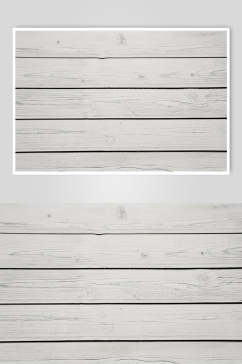 灰白木质横排木板背景图片