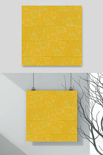 黄色高端创意清新日系森系背景素材