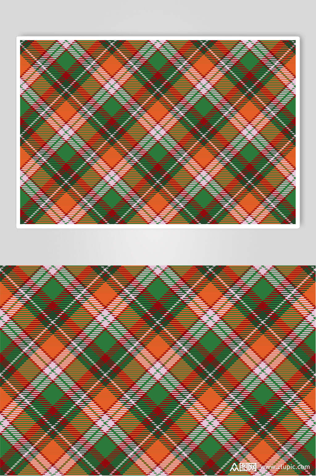 线条方形彩色格子图案矢量素材素材