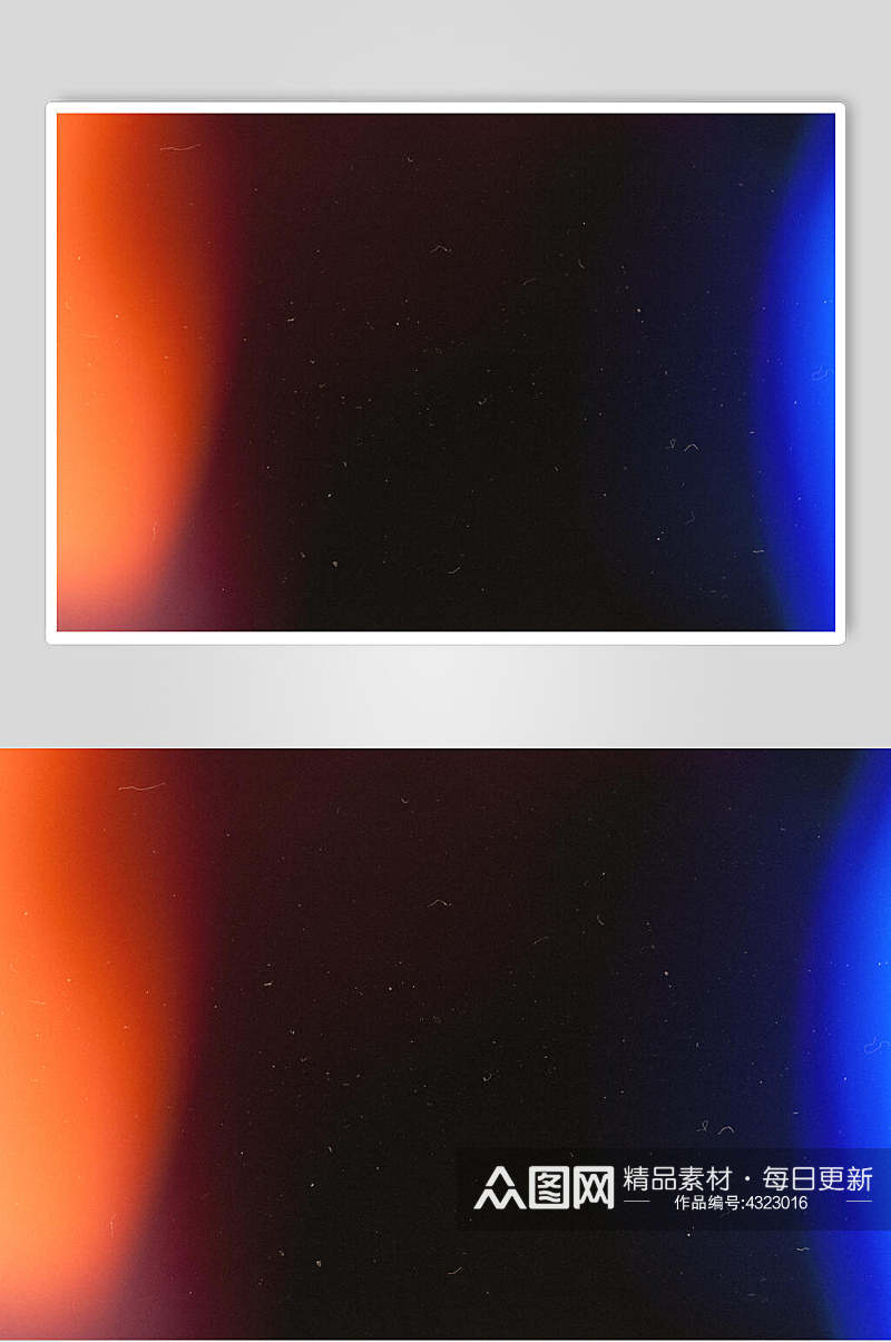 蓝红漏光叠层图片素材
