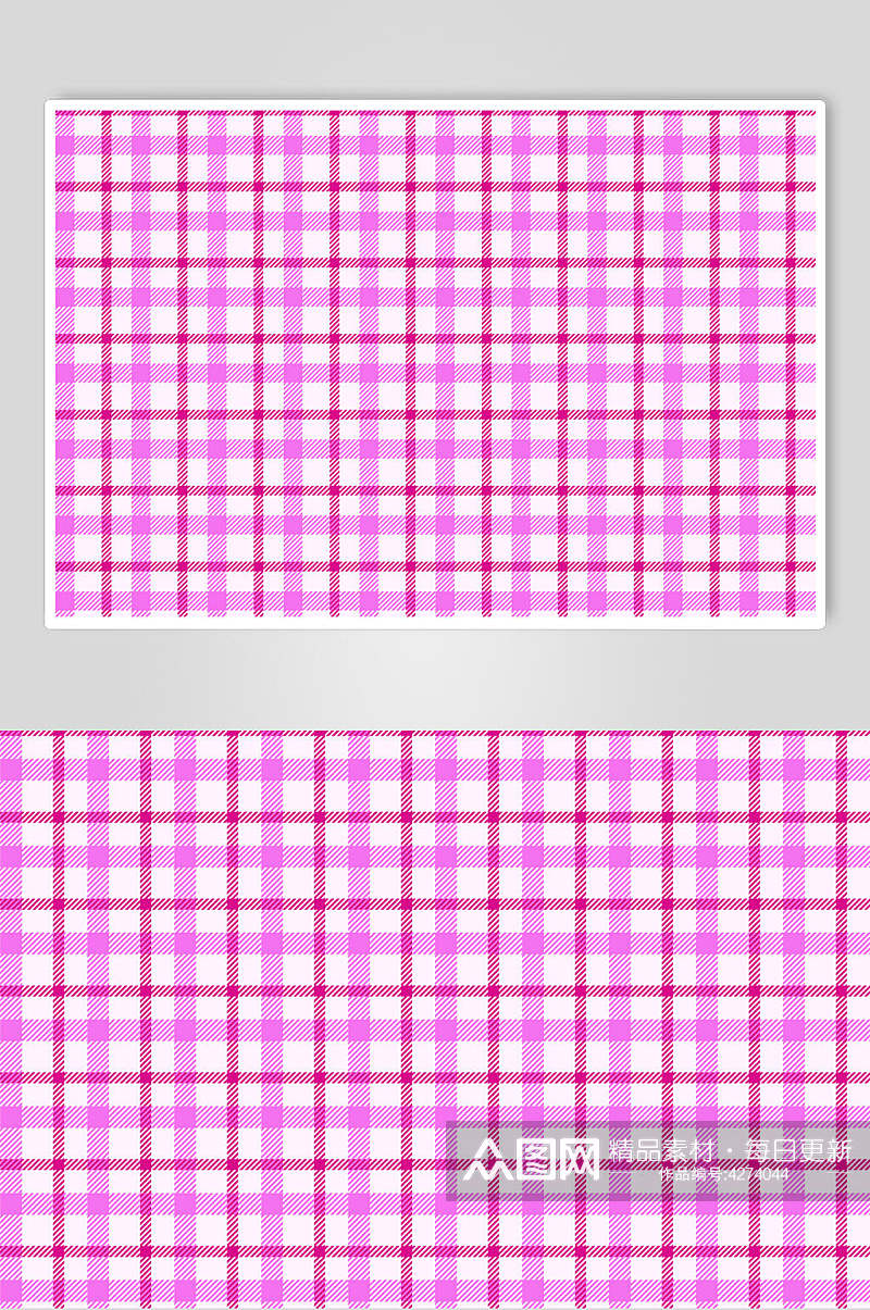 粉色格子英伦彩色格子图案矢量素材素材