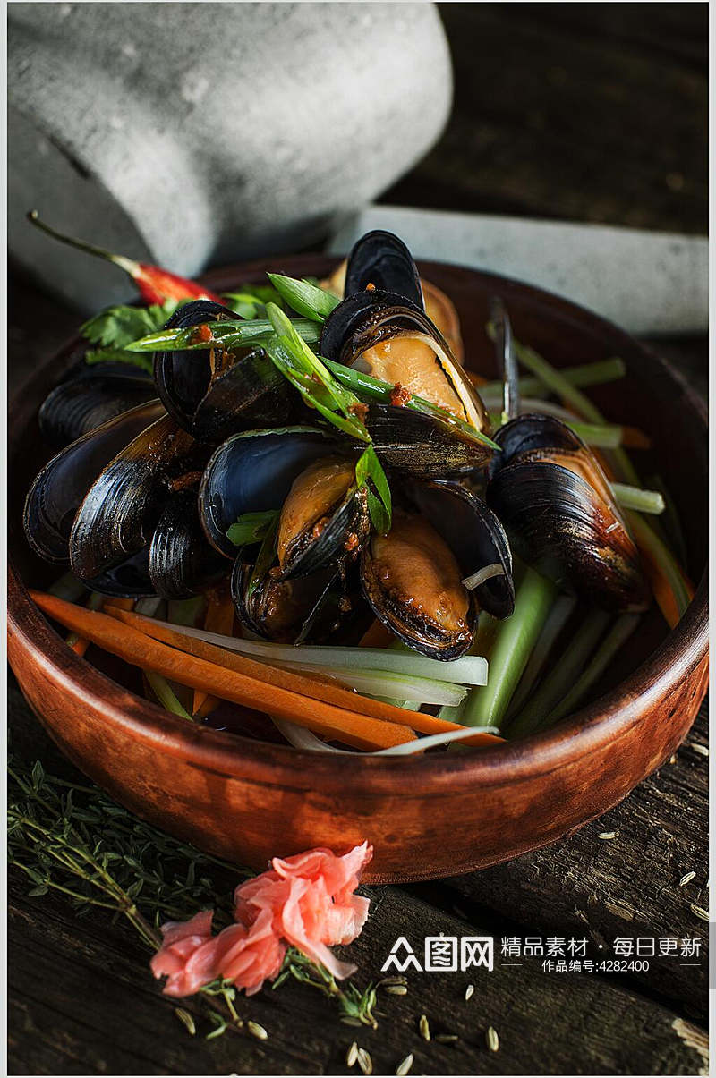 蛤蜊食物图片素材