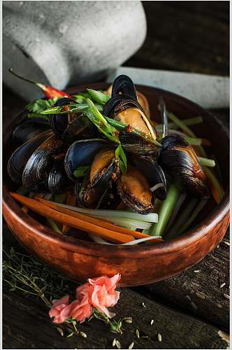 蛤蜊食物图片