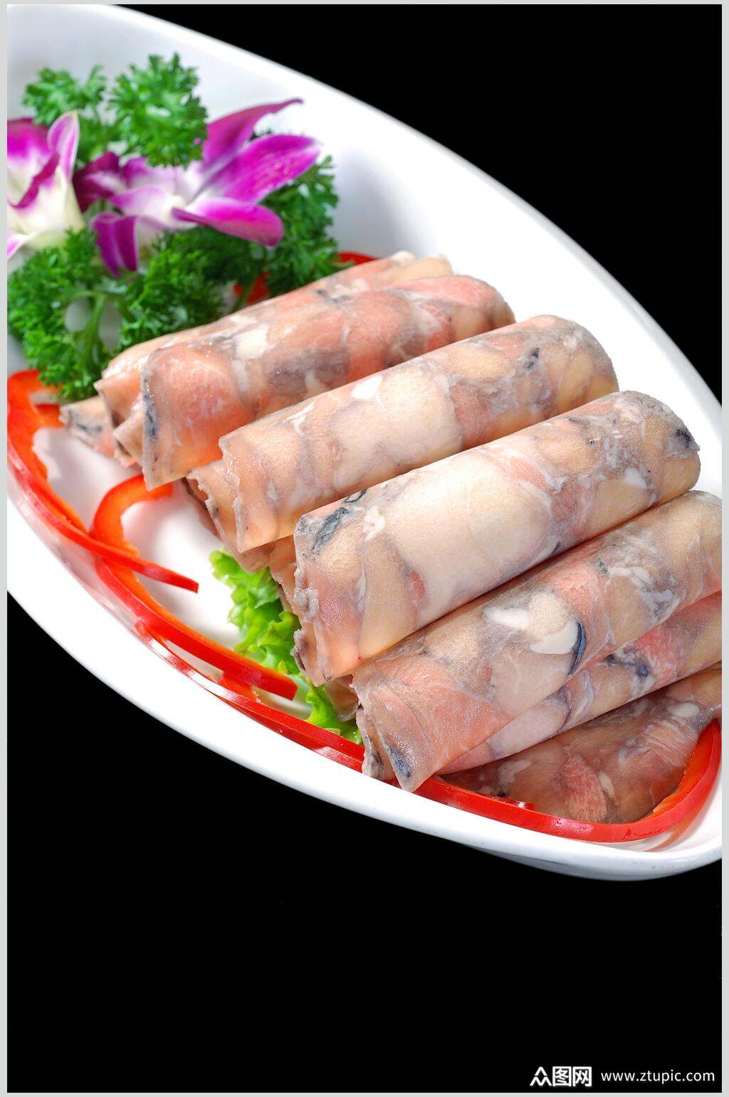 鸡卷火锅配菜图片素材