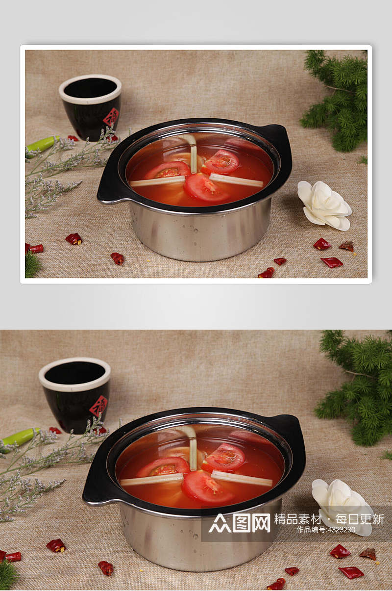 西红柿火锅底料图片素材