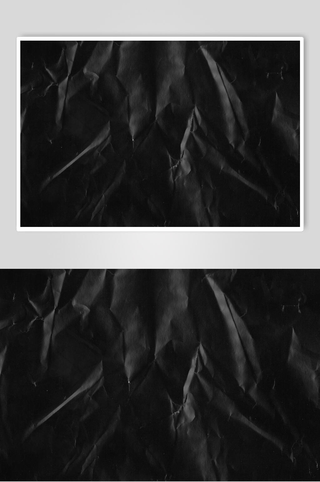 极简黑色褶皱折痕纸张图片