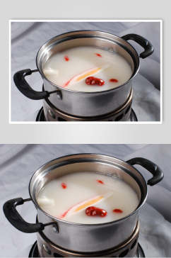 白色清汤火锅底料图片