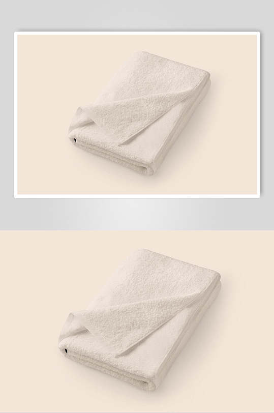 毛绒毛巾围巾衣服样机