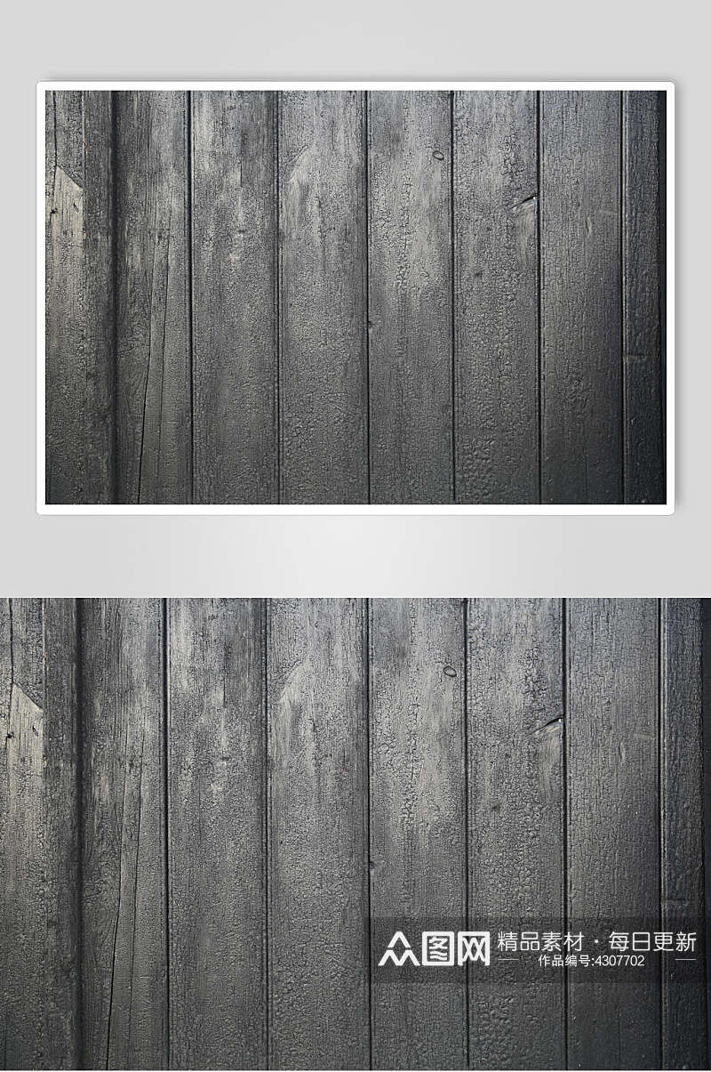 灰黑色木板背景图片素材