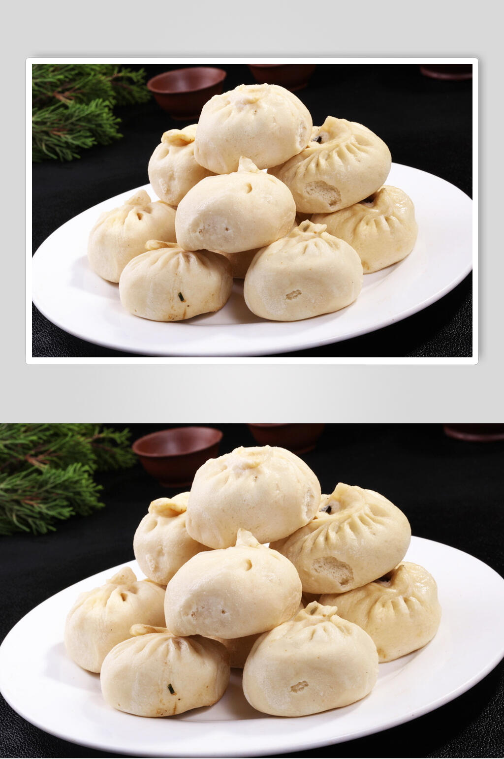 美味包子中式早点美食高清图片素材