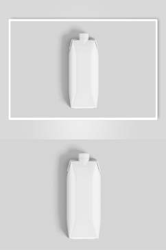 立体圆形盖子牛奶瓶饮料瓶样机