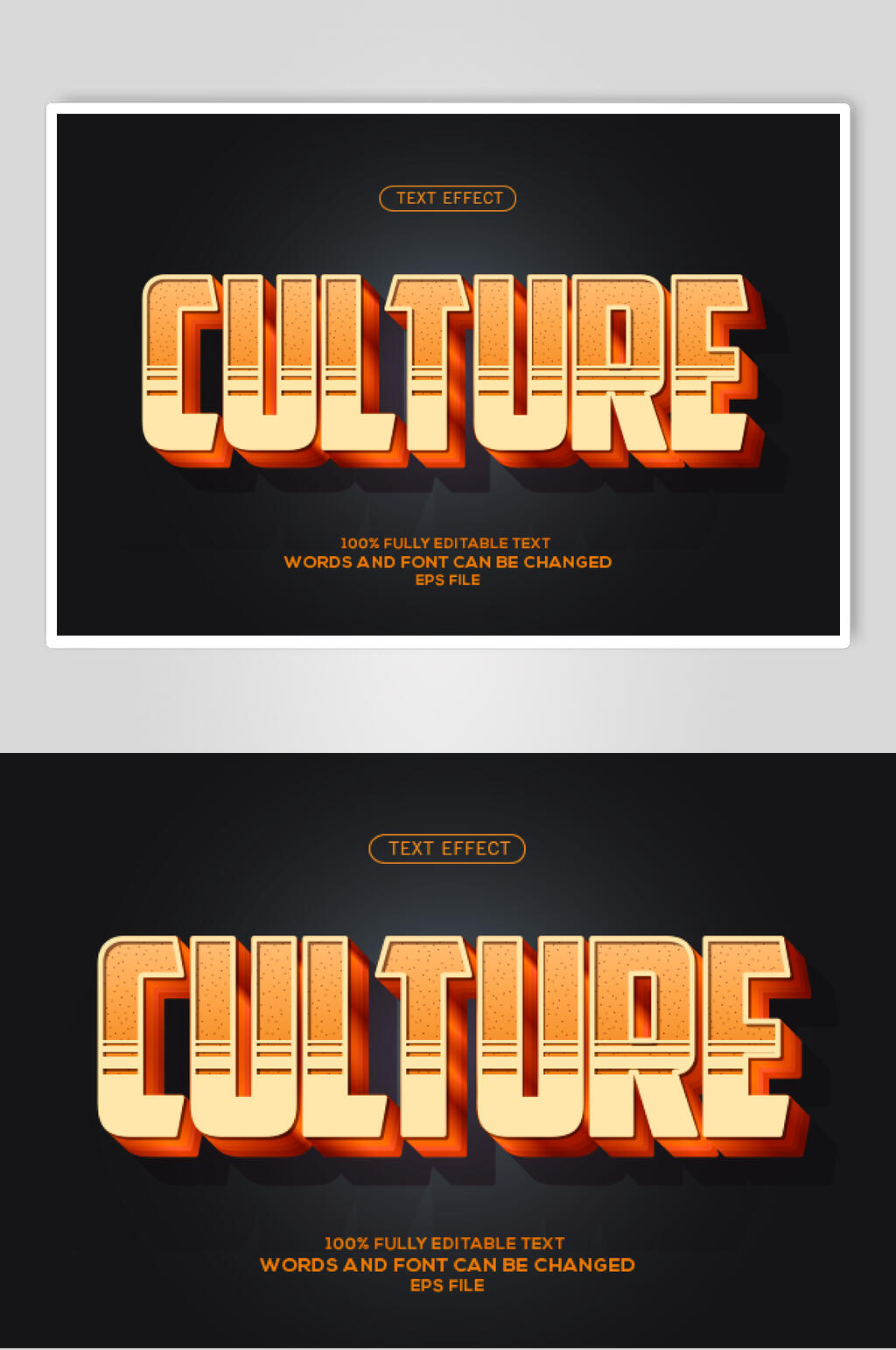 CULTURE英文炫彩矢量素材素材