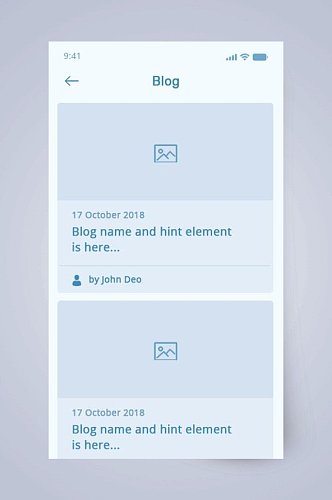 论坛手机UI界面设计
