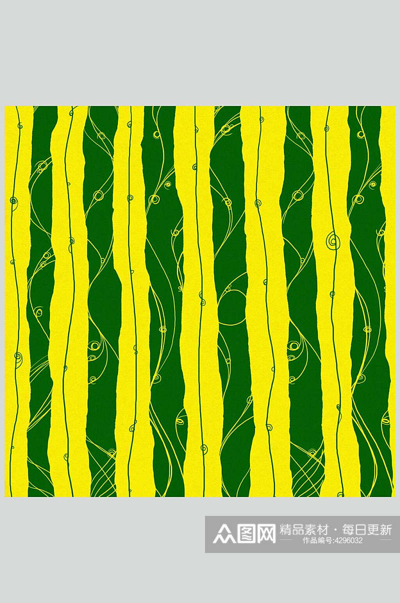 黄绿条纹布纹布料图片素材