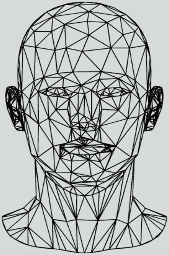 手绘线描立体矢量素材