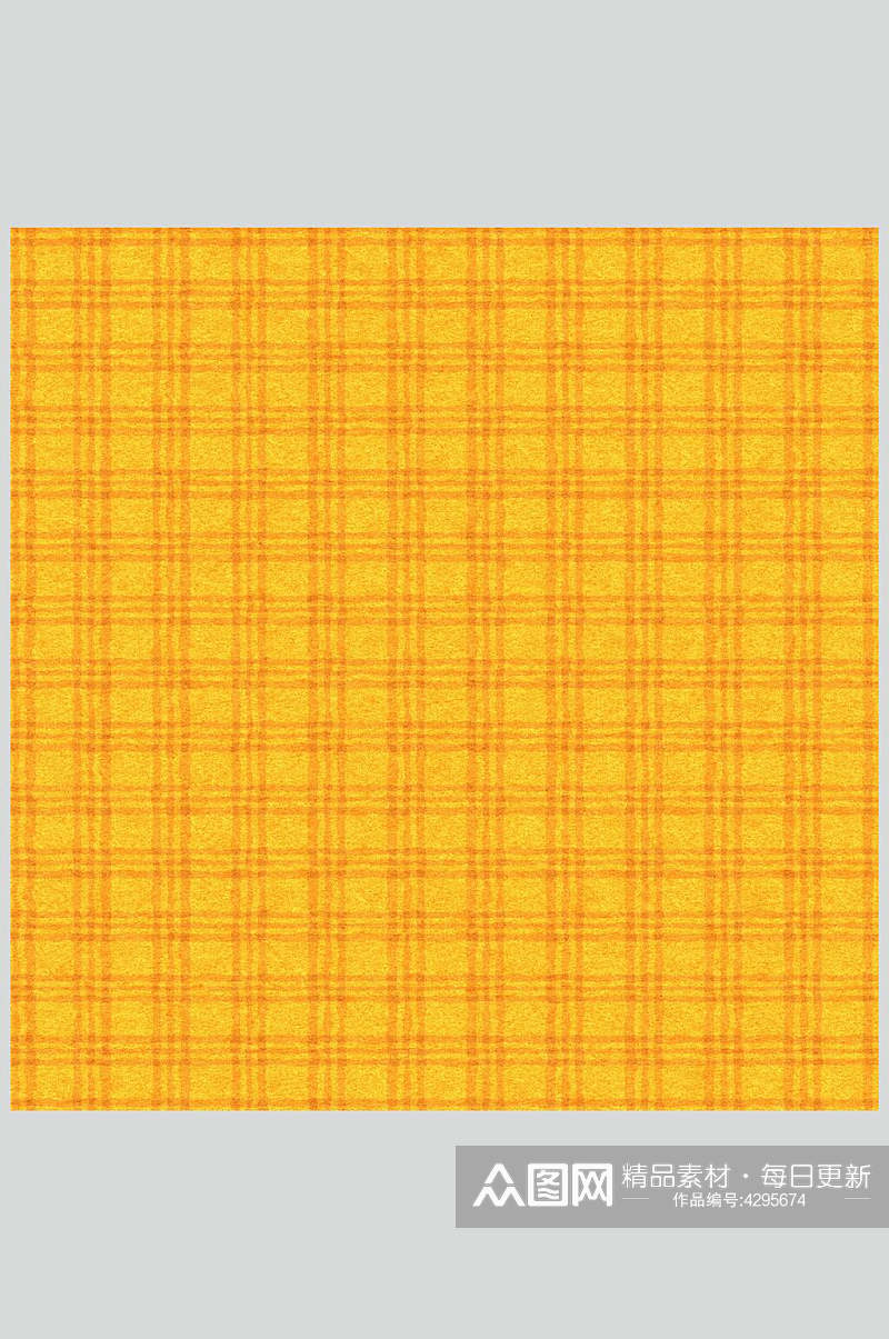 黄色格子布纹布料图片素材