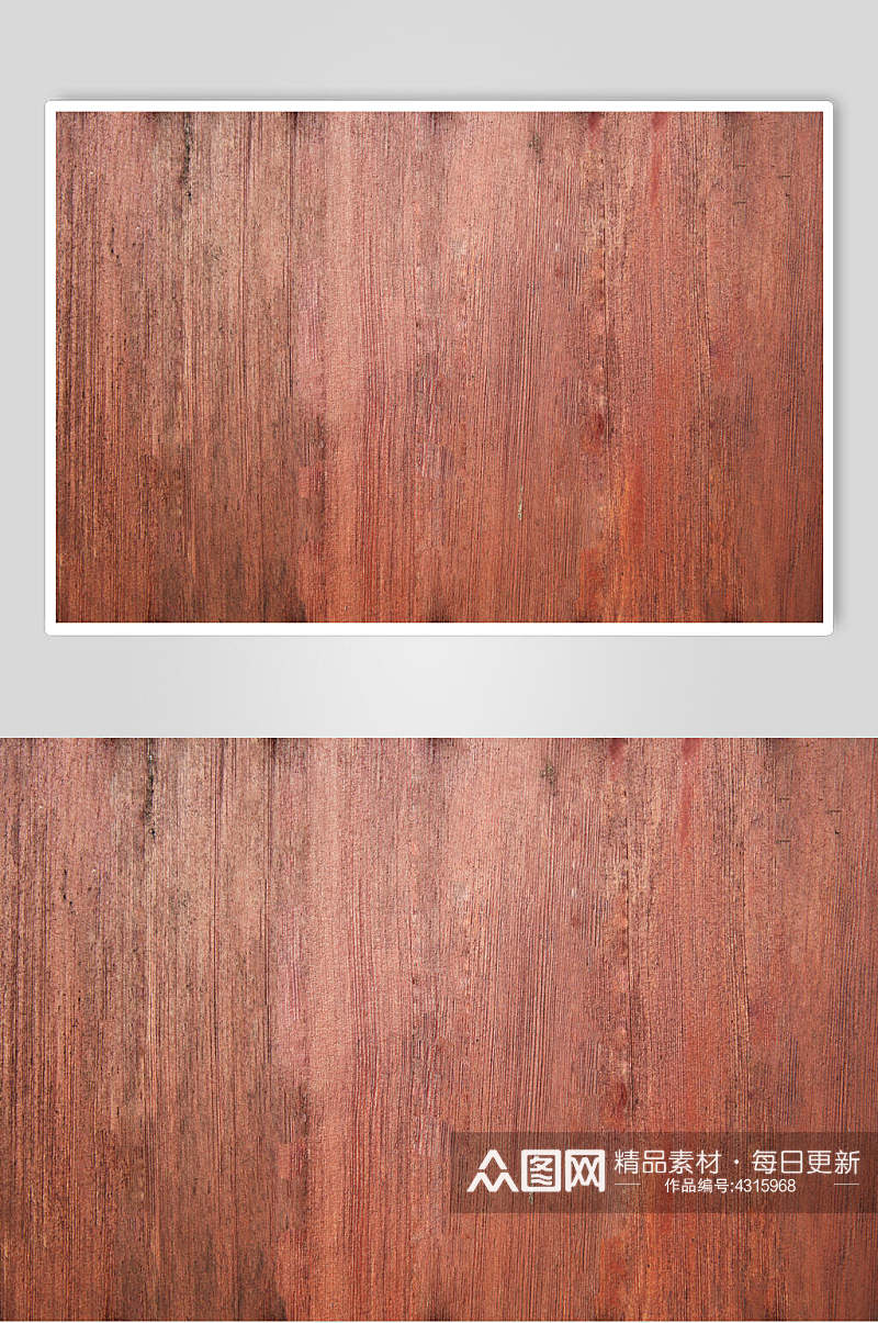 红色高级感纹理浅色木纹暖色木板素材